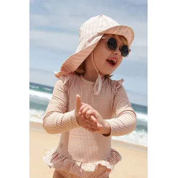 Čepice Dětská baseballová čepice Liewood Cecilia Sun Hat LW19667 růžová 03X, vel. 6-9 měsíců