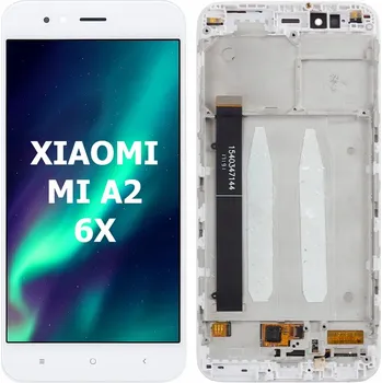 LCD displej IPS pro Xiaomi M1804D2ST, MI A2 / 6X RÁMEČEK ORIGINÁL | NÁVOD