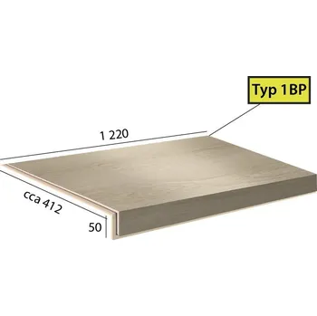 Schodiště Vinylové schody BRASED Ecoline Step 1BP - 9550 Borovice islandská