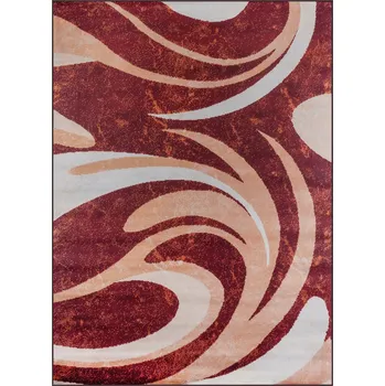 Koberec Koberec Eureka Home červený obdélníkový s krátkým vlasem 200x300 cm