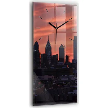 Hodiny Nástěnné hodiny Wallfluent černé 30 cm