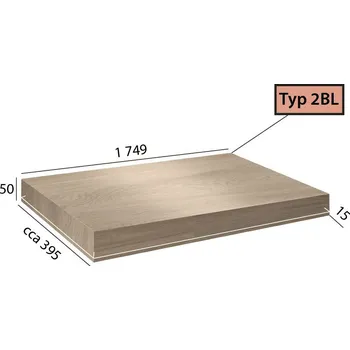 Schodiště Vinylové schody BRASED Longline Step 2BL - 1084 Dub vápněný pískový