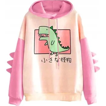Dámská mikina Dámská mikina s kapucí Japonský Dinosaurus - S
