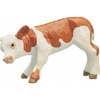 BULLYLAND 62710 Telátko Fridolin, hnědo-bílé, 7,5 cm