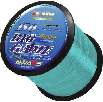 AWAS Vlasec Ion Power Iso Big Game 1000m Nosnost: 65,7kg, Průměr: 1mm