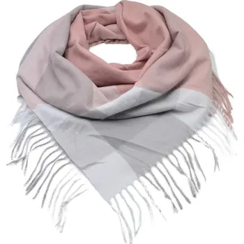 Šála Maxi šála - růžovo-šedá