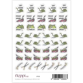 samolepka Fleppi Samolepky Péče o zahradu