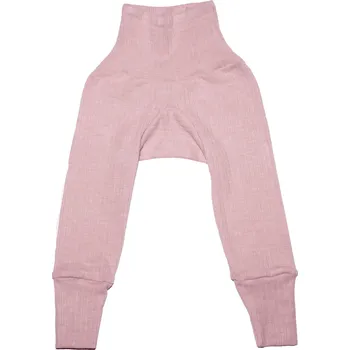 Dětské termo spodky Dětské merino rostoucí legíny s hedvábím, růžové Velikost: 98/104