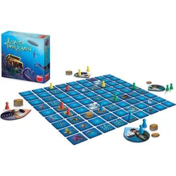 Společenská hra Lovci pokladů společenská hra v krabici 24x24x6cm