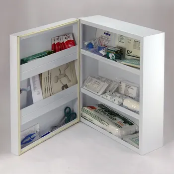 Zdraví Kovová lékárnička střední LKS s náplní KANCELÁŘ