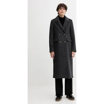 Dámský kabát Kabát s příměsí vlny Pepe Jeans PL4024361 šedá 90X, vel. L