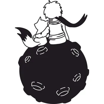 Samolepící dekorace Samolepka na zeď-Malý princ 20 x 28 cm