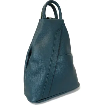 Městský batoh Leather Country Dámský kožený městský batoh 2v1 LC9428703 - zelený