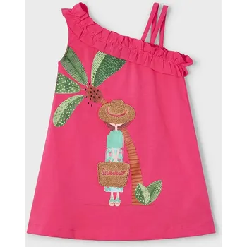 Dívčí šaty Dívčí šaty Mayoral 3937.6M.Mini.PPYA růžová 42X, vel. 140