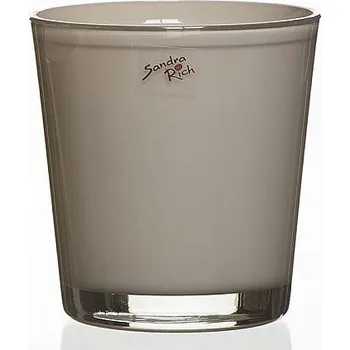 Obal na květináč Obal Orchid 12,5x13,5cm skleněný šedý