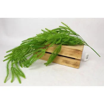 Vánoční dekorace Silikonová větvička PE převislá, smrk pláčící 80 cm