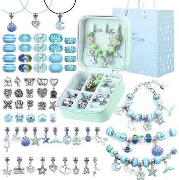 Mobilní telefon LIVEFY | Livefy Princess sada na výrobu šperků, fialová / modrá