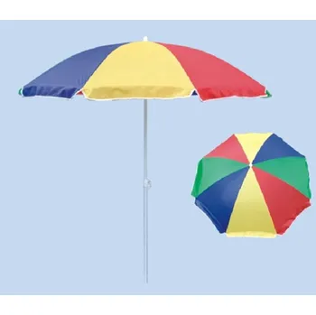 Slunečník Zahradní slunečník průměr 1,6 m (výška 110-170 cm) DUHOVÝ