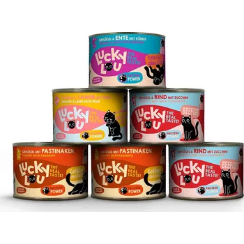 Krmivo pro kočku Lucky Lou Lifestage Adult Tasty mix 6 × 200 g