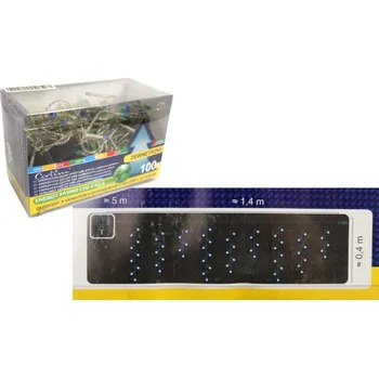 Venkovní osvětlení LED světla SOPLE 100L venkovní, transformátor 1,4 m - MULTIKOLOR