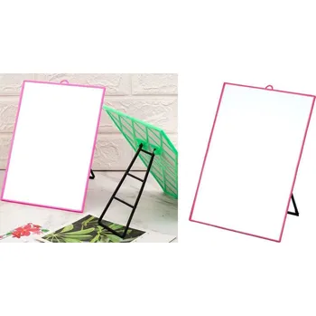 Zrcadlo Zrcadlo v barevném plastovém rámečku 23,5x17,5 cm MIX BAREV