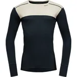Devold Merino 190 LAUPAREN tričko dlouhý rukáv - pánské - bílé/černé Velikost: M