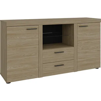 Komoda Komoda RUMBA 2D2S, olejovaný dub 156 cm