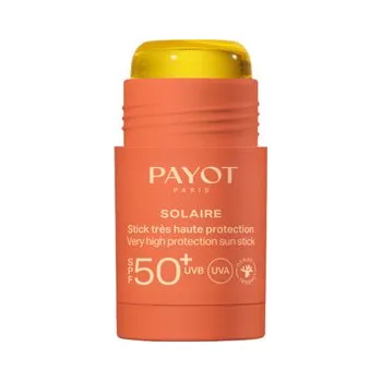 Přípravek na opalování Payot Slunce Solaire Very High Protection Sun Stick Spf50+ tyčinka na obličej, oční okolí a rty s ochranným faktorem 15 g