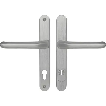 MPK - SECURO A04 PLUS - USO COSLAN PZ PLUS s otvorem pro vložku, 45 - 55 mm, 92 mm, klika/klika F9 - Nerez elox