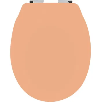 Sada koupelnových doplňků MSV-SPIRELLA S.A.S. Spirella WC prkénko NEELA, soft-close, matně broskové, duroplast