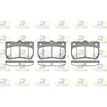 Brzdová destička ROADHOUSE Sada brzdových destiček RDH 21181.02
