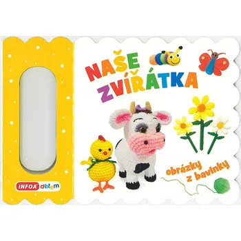 Leporelo Obrázky z bavlnky-Naše zvířátka