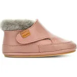 FRODDO ZIMNÍ CAPÁČKY FURRY WALKERS Dark Pink | Dětské první zateplené barefoot botičky - 23