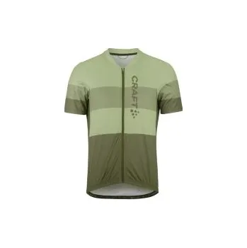 cyklistický dres CRAFT CORE Endur Logo M zelená 1913167-680635 M; Zelená dres + DÁREK DLE VÝBĚRU!