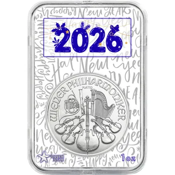 Silverstar Stříbrná mince 1 oz Wiener Philharmoniker - Nový rok