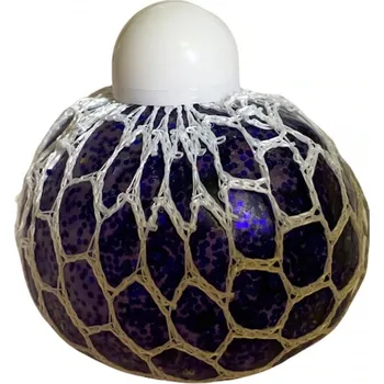 Dětský míč Antistresový míček se třpytkami-fialový