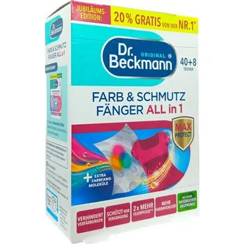 Stolování Dr Beckmann Ubrousky na praní zachycující barvu (40+8 ks)