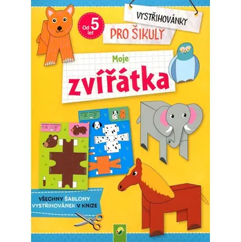 omalovánky Vystřihovánky pro šikuly-Moje zvířátka