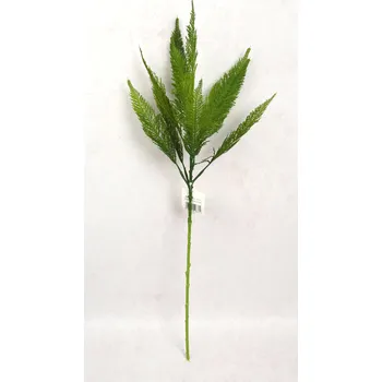 umělá květina Silikonová větvička TUJA, výška 70 cm, tmavě ZELENÁ