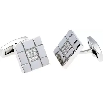 Manžetový knoflíček PRIM Dynasty Diamond Silver - manžetové knoflíčky SCU.GRID