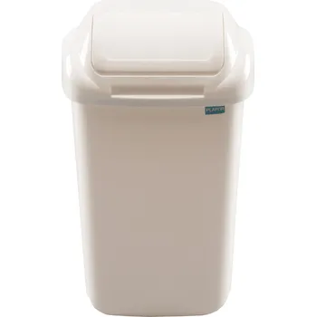 Odpadkový koš PLAFOR Koš odpadkový výklopný 15L STANDARD béžová mramor