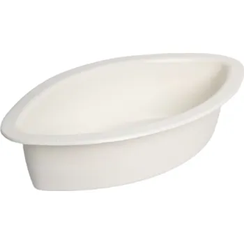 Květináč Květináč LOĎKA s jemným vzorem 33x18,5x8 cm - bílá