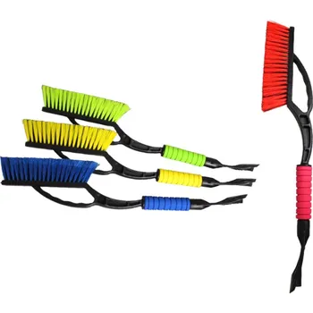 Autoškrabka Škrabka na sklo s stěrkou, pěnová rukojeť 58x10 cm mix barev