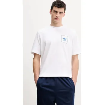 Pánské tričko Bavlněné tričko adidas Originals Adi Starter KY2927 bílá 00X, vel. L