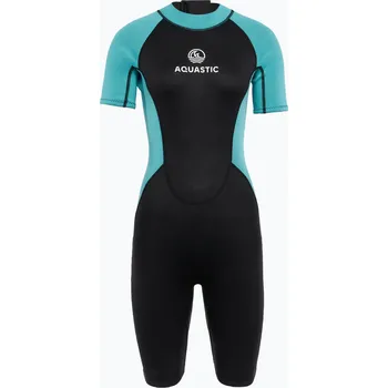 Potápěčské vybavení Dámský neopren AQUASTIC Wavey WMNS 2 mm black/mint
