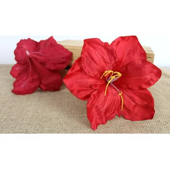 umělá květina Květinová hlavice AMARYLIS 20 cm ČERVENÁ