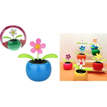 umělá květina Solární dekorativní květina KIWACZEK 11x11 cm mix barev a vzorů