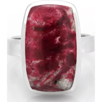 Prsten Stříbrný prsten (Ag 925/1000) s thulitem QAA, vel. kamene cca 22 x 14 mm, RARITA (THL6056R)