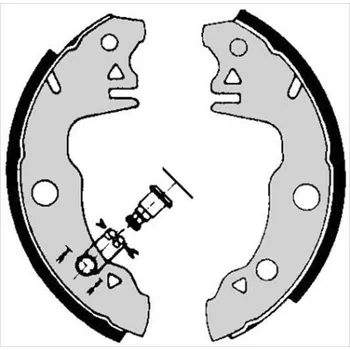 Brzdový systém Sada brzdových čelistí STARLINE