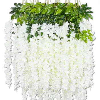umělá květina Camerazar 12 kusů květů vistárie na závěsné girlandy